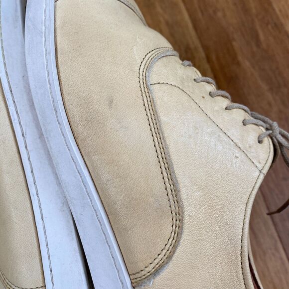 Allen Edmonds Park Avenue Leather Oxford Dress Shoes Sneakers Mens 10.5D Cream main image 7